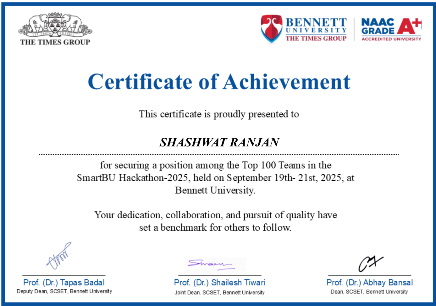 Smart BU Hackathon 2025 - Photo 1