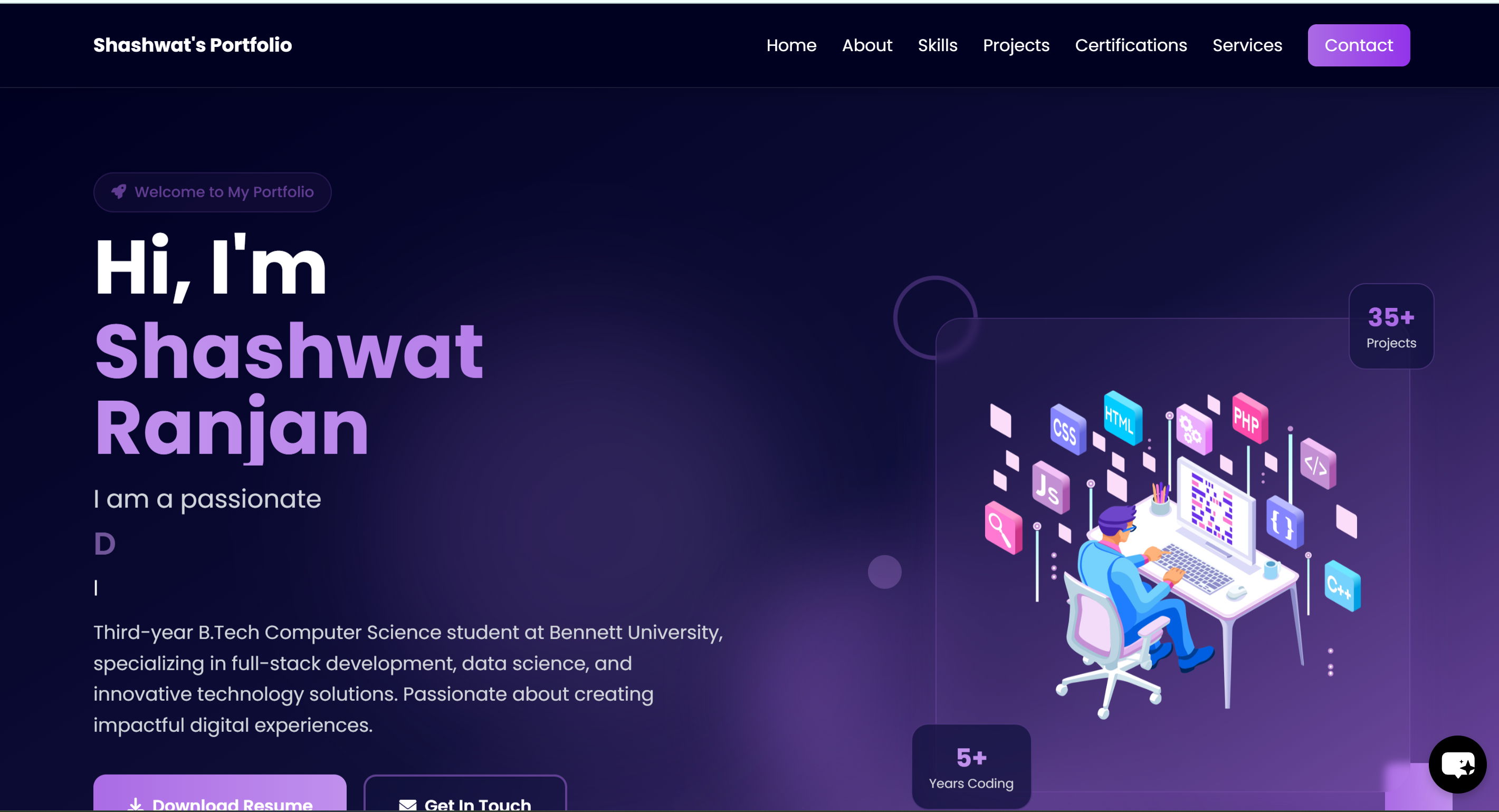 Portfolio Website Project